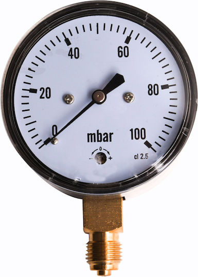 Manometers Inox Ø63 100mbar 65.04.02.02