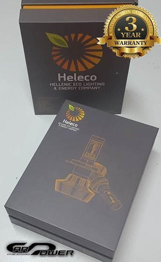 Heleco Lamps Car & Motorcycle H3 LED 6500K Cold White 12-24V 22W 2pcs