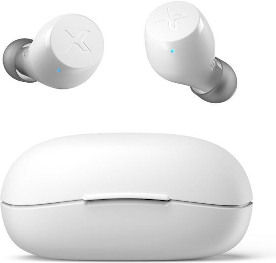 Edifier X3s In-ear Bluetooth Handsfree Ακουστικά με Αντοχή στον Ιδρώτα και Θήκη Φόρτισης Λευκά