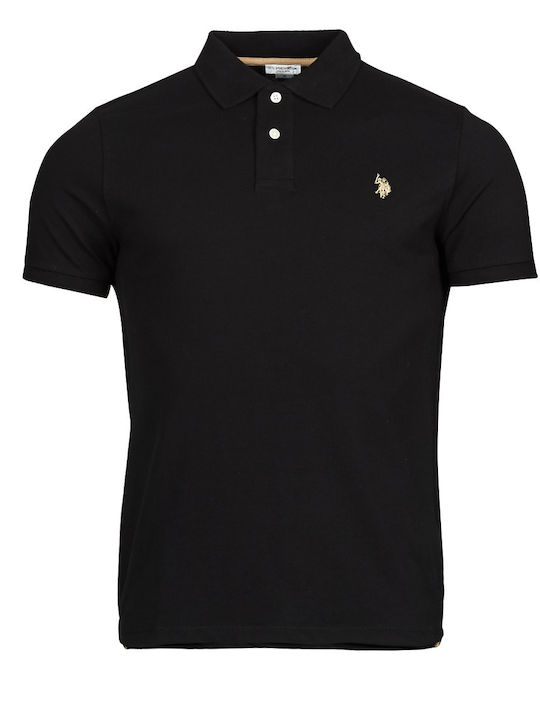 Polo Short Sleeve Blouse Black