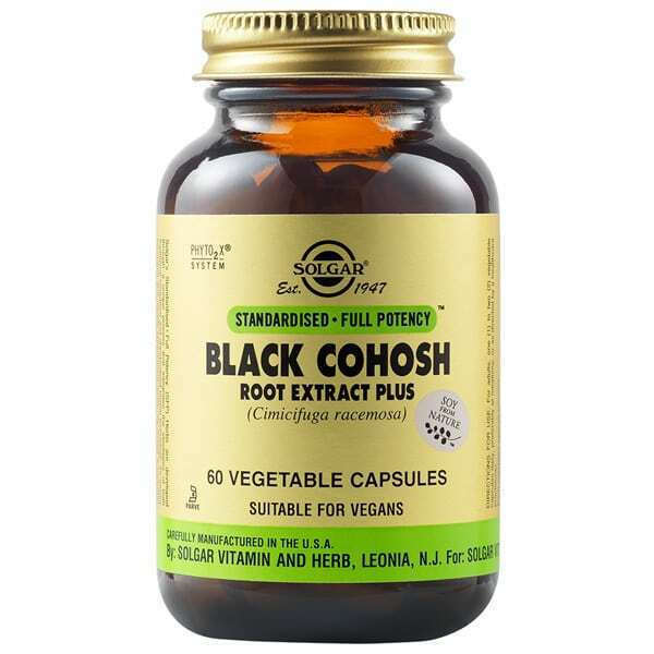 Solgar Black Cohosh Root Extract Plus (Cimicifuga Racemosa) Soy from