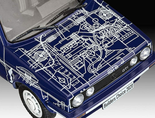 Revell Volkswagen Golf Gti "Builders Choice" Figurină de Modelism Mașină 121 Piese la Scară 1:24 cu Lipici și Culori 15.4cm.