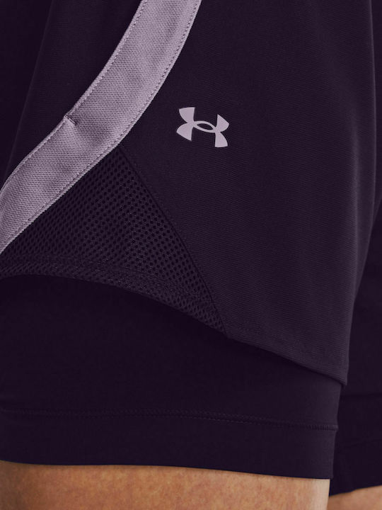 Play Up 2-in-1 Women's Sport Shorts Purple