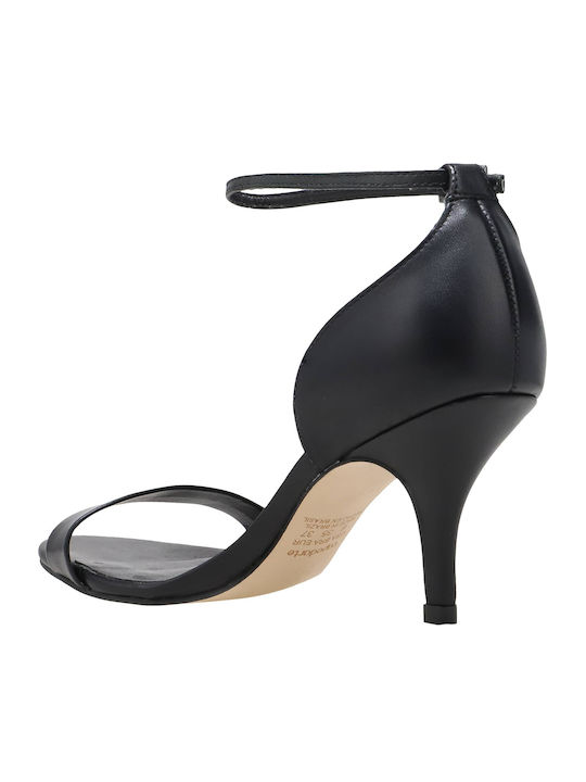 Schwarze Damen Sandalen
