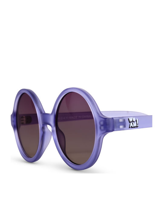 KiETLA Woam Round Baby Sunglasses Purple for 0-2 Years