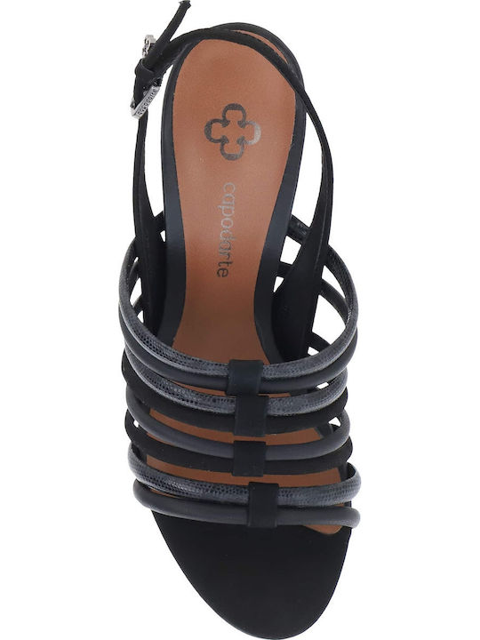 Schwarze Damen Sandalen