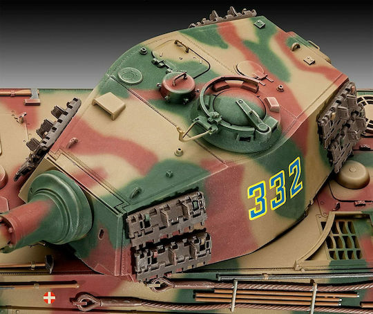 Revell Tiger II Ausf. B (Henschel Turret) Modeling Figure Tank 331 Pieces in Scale 1:35 29.3cm.