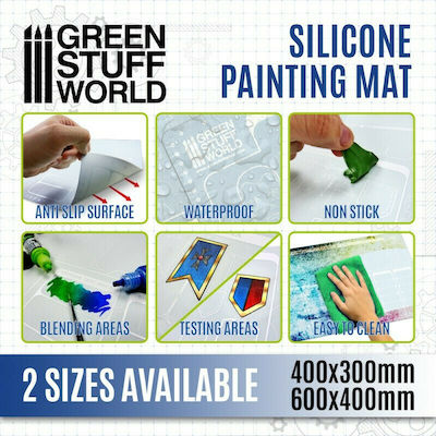 Green Stuff World Silicone Painting Mat Accesorii Modelism 8435646500737ES