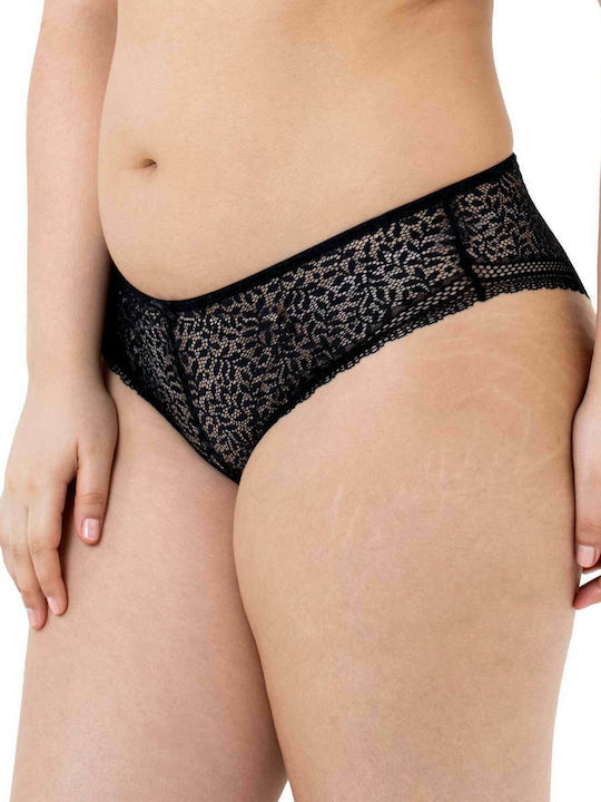 Γυναικεία Slip 2Pack με Δαντέλα Μαύρα