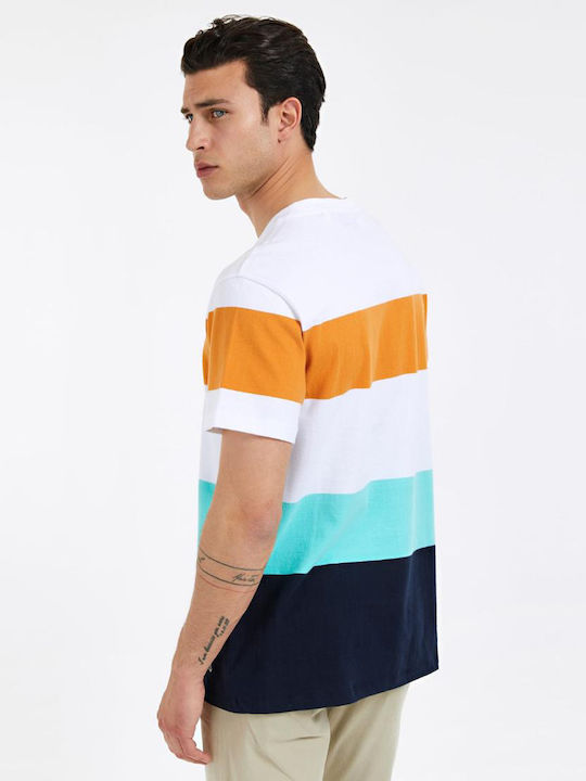 Guess Tricou pentru bărbați cu mâneci scurte Multicolor