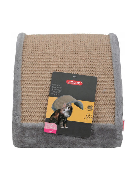 Zolux Semicircular Cat Scratching Post Board in Gri Color