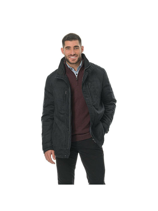 Red Point Men's Winter Jacket Navy Blue