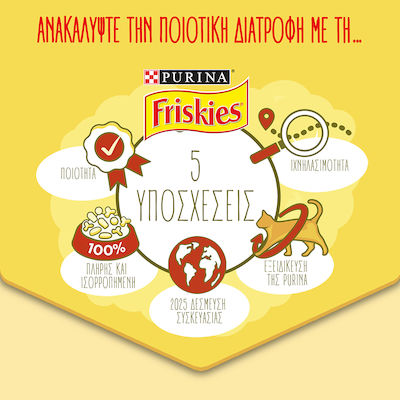 Purina Friskies Ξηρά Τροφή για Ενήλικες Γάτες με Κοτόπουλο / Γαλοπούλα / Λαχανικά 20kg