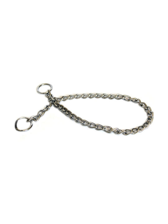 Pet Camelot Dog Choke Collar Chain In Silver Colour Αλυσίδα Μονός 3.5mm x 60cm