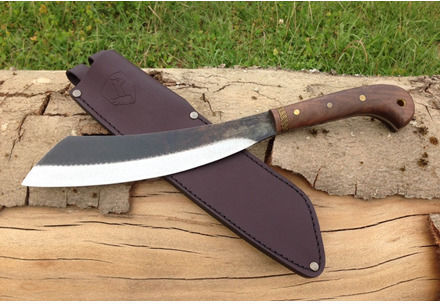 Condor Tool & Knives Mini Duku Parang Ματσέτα Καφέ σε Δερμάτινη Θήκη