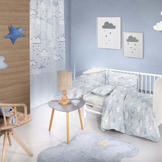 Guy Laroche Kids Cotton Rug Gloom Clouds 80x120cm Sky