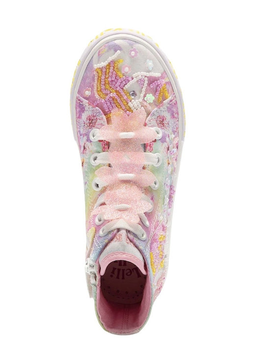 Unicorn Kids Sneakers High White