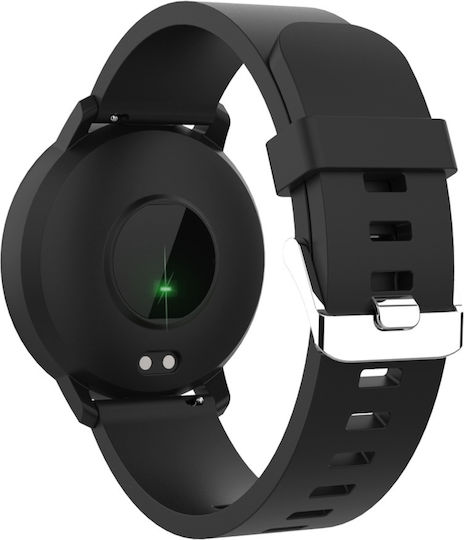 Canyon Lollypop SW-63 43mm Wasserdicht Smartwatch mit Pulsmesser (Schwarz)