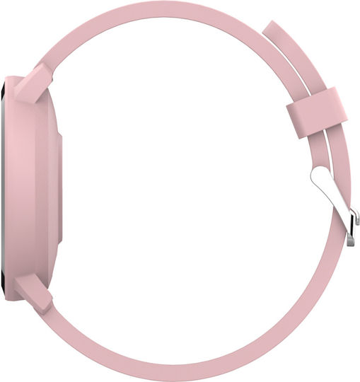 Canyon Lollypop SW-63 43mm Waterproof Smartwatch with Heart Rate Monitor (Pink)