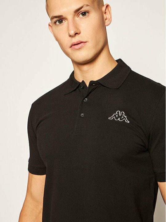Peleot Polo Bluză Tricou cu Mânecă Scurtă Neagră