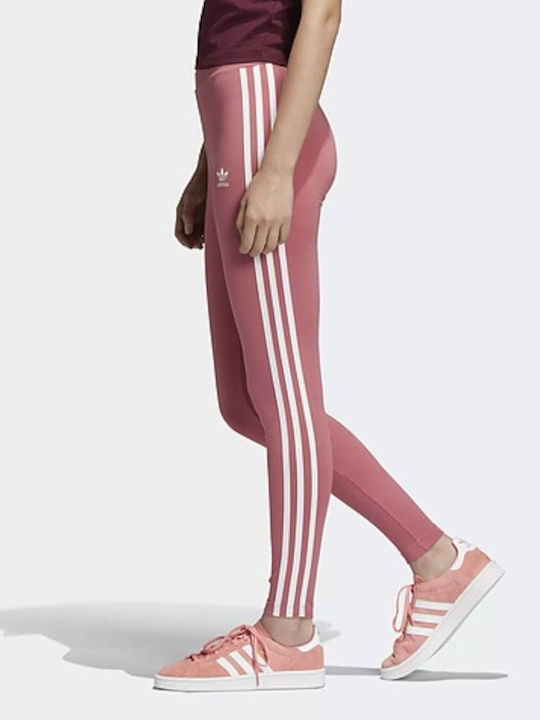 3 Stripes Training Γυναικείο Μακρύ Κολάν Ροζ