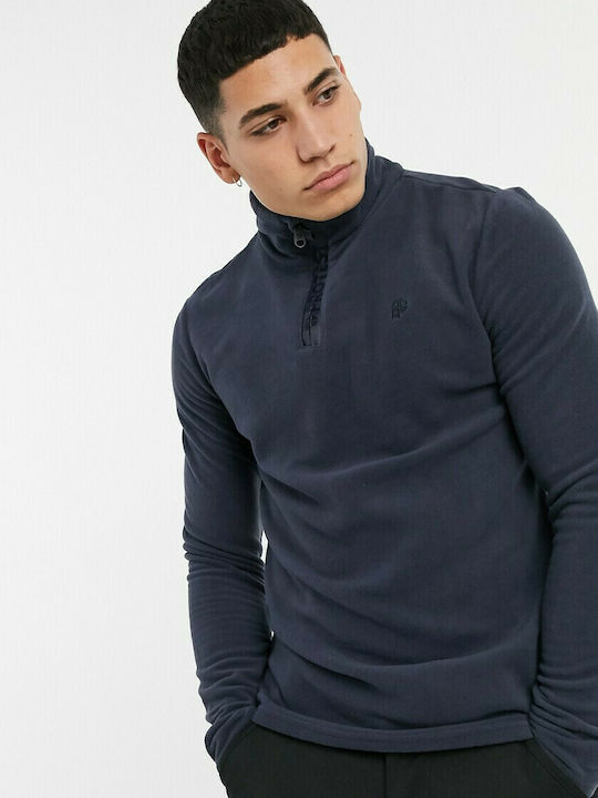 Perfecto Fleece Блуза с дълъг ръкав Тъмносиня
