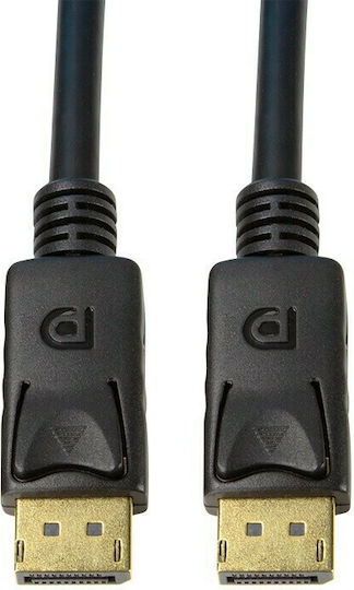 LogiLink Кабел DisplayPort Мъжки - DisplayPort Мъжки 2м Черен (CV0120)