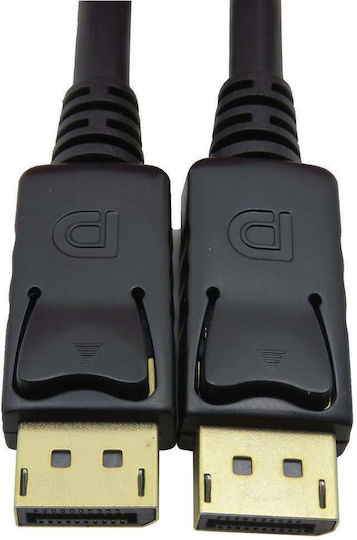 Powertech Kabel DisplayPort-Stecker - DisplayPort-Buchse 3m Schwarz (CAB-DP025)