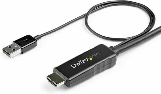 StarTech Cable DisplayPort male - HDMI male 3m Μαύρο (HD2DPMM3M)