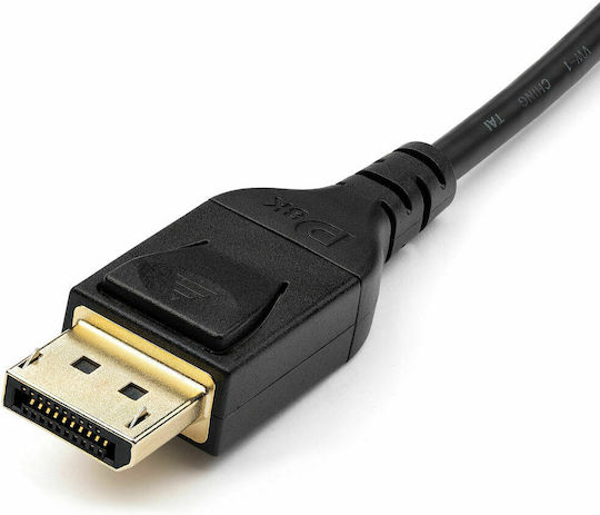 StarTech Cable DisplayPort male - mini DisplayPort male 2m Μαύρο (DP14MDPMM2MB)
