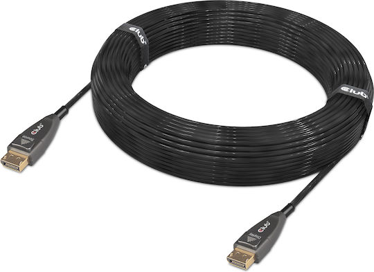 Club3D Cable DisplayPort male - DisplayPort male 20m Μαύρο (CAC-1079)