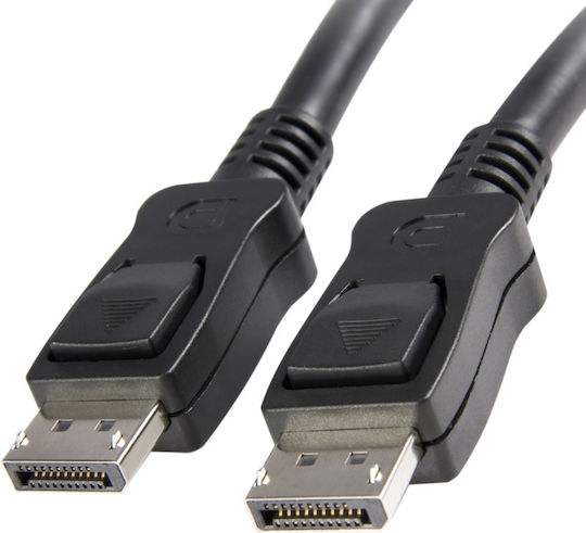 StarTech Cable DisplayPort male - DisplayPort male 5m Μαύρο (DISPL5M)