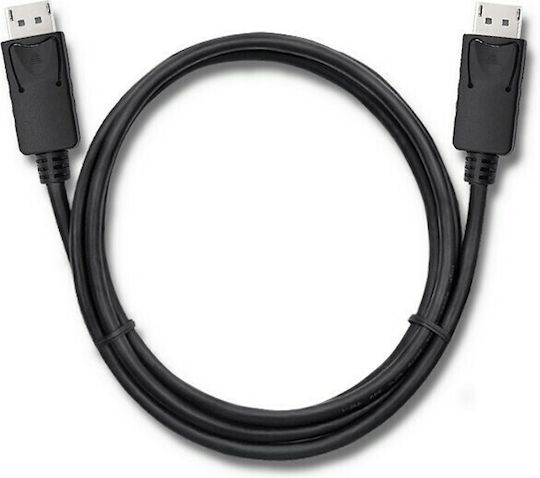 Qoltec Kabel DisplayPort-Stecker - DisplayPort-Stecker 2m Schwarz (50373)