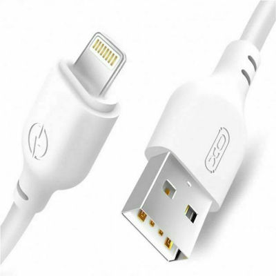 XO Regular USB to Lightning Cable Λευκό 2m (NB103)