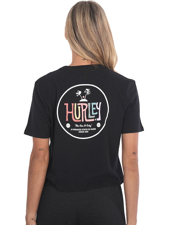 Hurley Women's Crop T-shirt Black