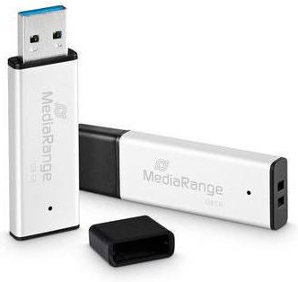 MediaRange 128GB USB 3.0 Stick Ασημί