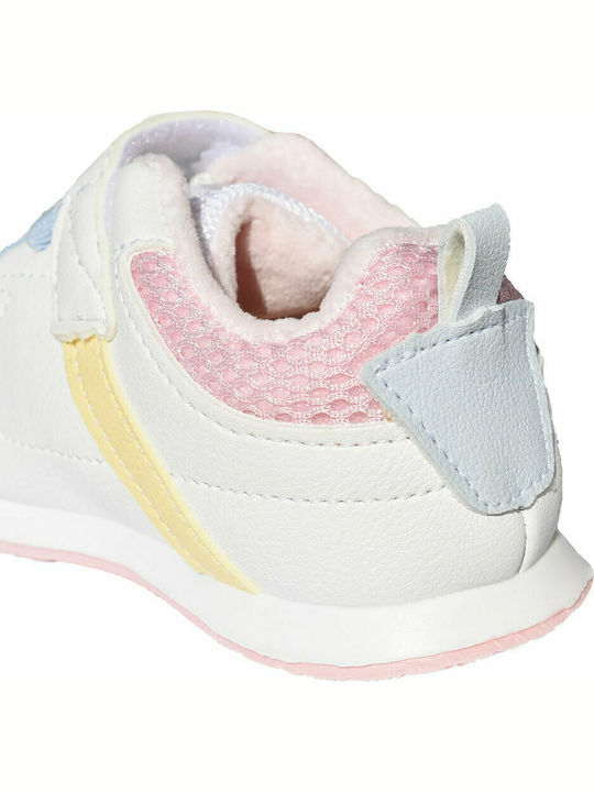 Klin Kinder Sneakers Anatomisch mit Klettverschluss Weiß