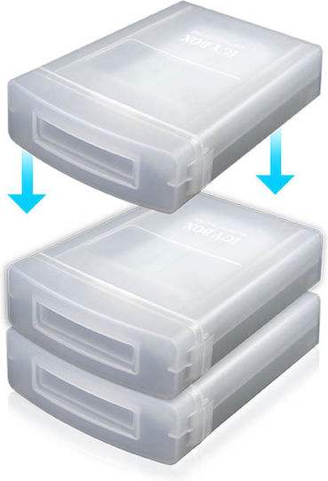 Icy Box Θήκη Προστασίας για 3.5Inch Διάφανο (IB-AC602A)
