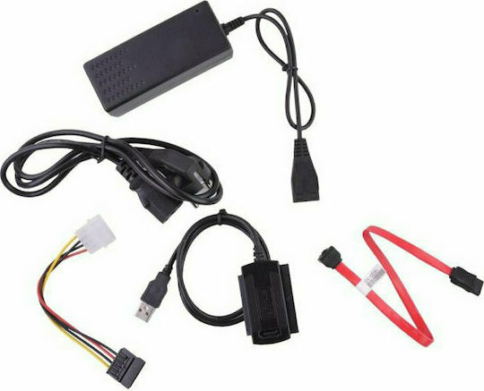 DM-1993 Μετατροπέας USB σε IDE 2.5 / 3.5 + SATA Μαύρο