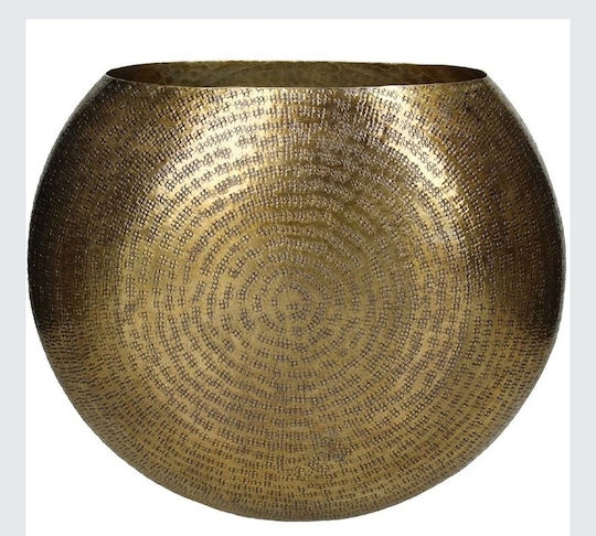 Zaros Metallic Bronze Vase 33x33cm