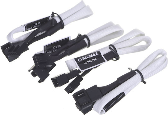 Noctua NA SEC1 Chromax - Cable 0.3m Λευκό