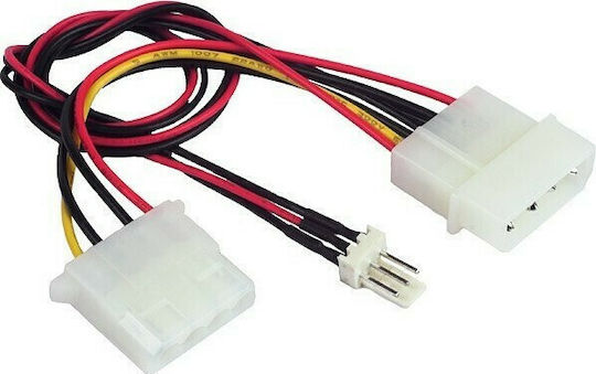 Cablexpert 4-Pin Molex - 4-Pin Molex Kabel 0.15m Mehrfarbig (CC-PSU-5)