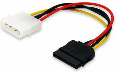 Equip Molex cu 4 pini - 15-Pin Sata Cablu 0.15m Multicolor (112050)