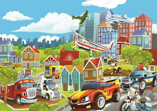 Детски Пъзел Превозни средства за 6+ години+ Години 100бр Art Puzzle