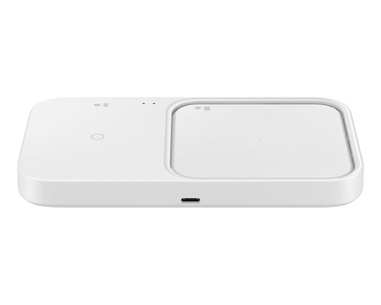 Samsung Wireless Charger (Qi Pad) 15W Power Delivery Whites (Fast Wireless Duo Charger)