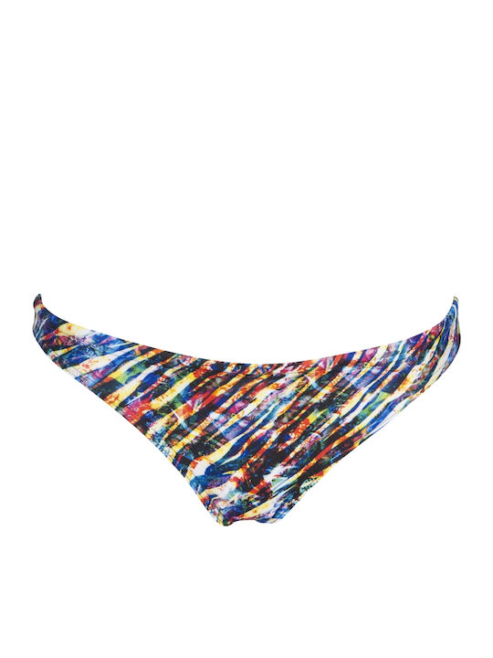 Arena Bikini Slip Black/Yellow/Fuchsia