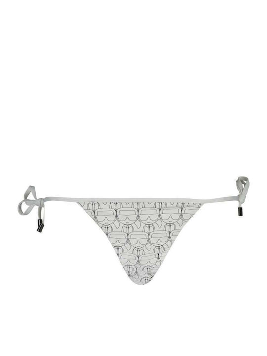 Bikini Brazil with Ties White