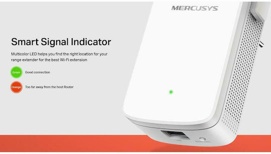 Mercusys ME30 v1 WiFi Extender Dual Band (2.4 & 5GHz) 1200Mbps