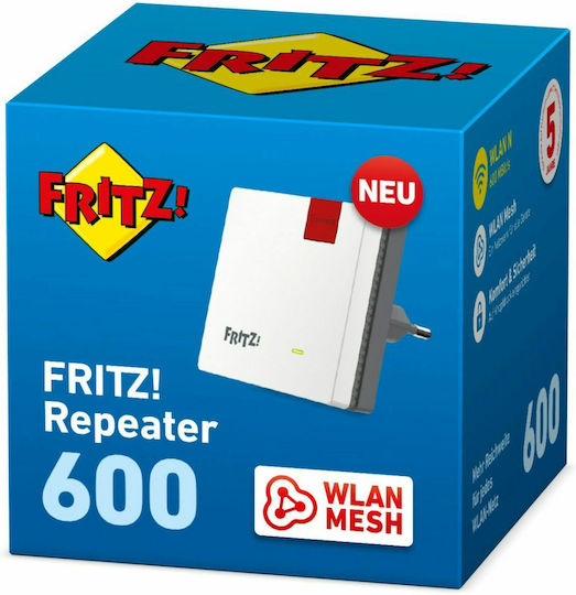AVM Fritz!Repeater 600 Мрежа WiFi удължител Единична лента (2.4GHz) 600Mbps