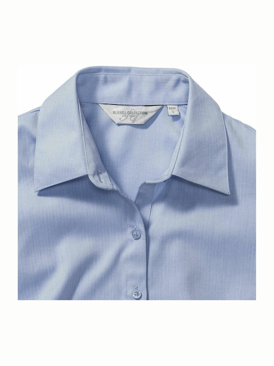 Long Sleeve Women's Shirt Light Blue Light Blue